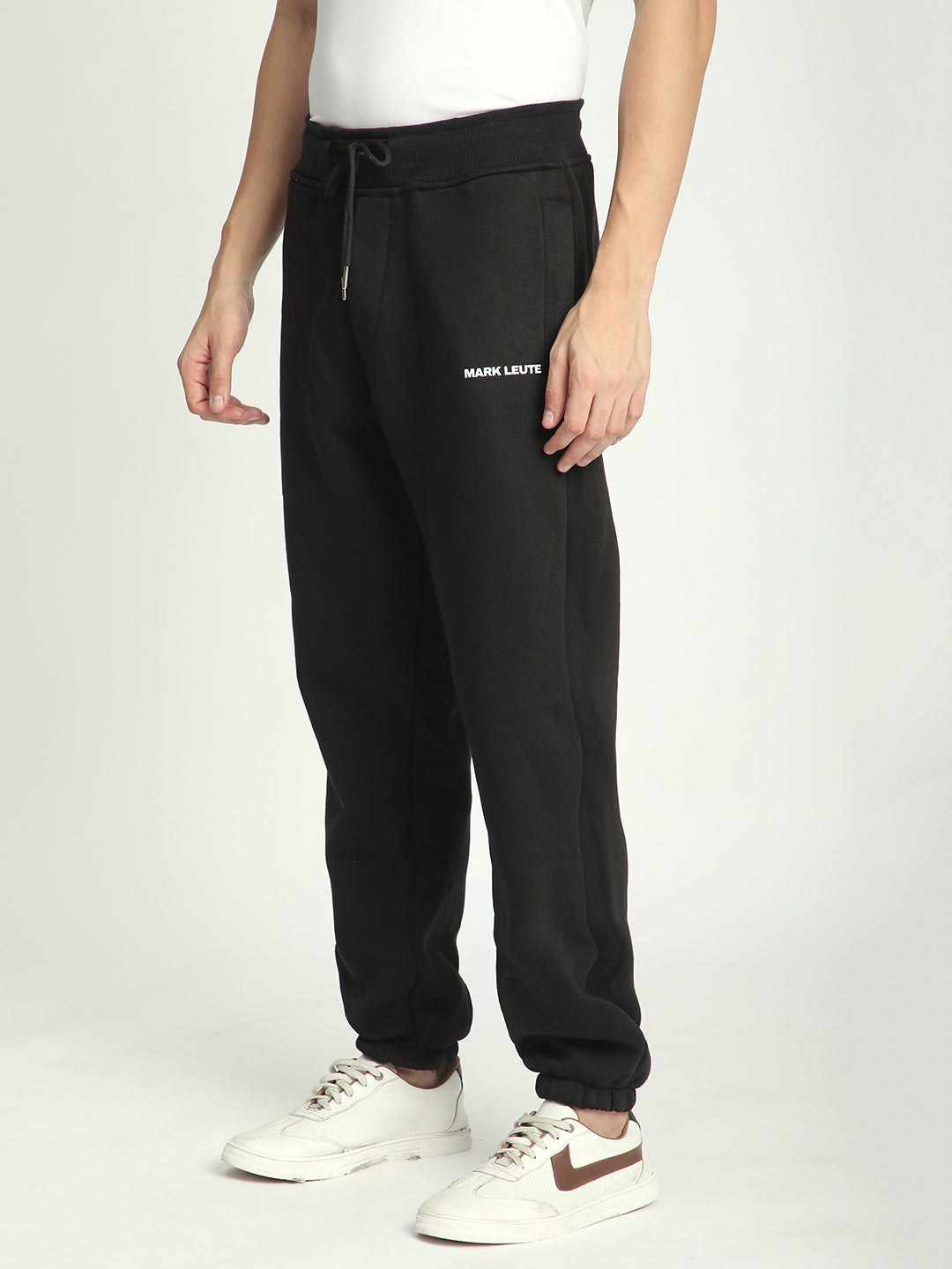 Fleece Winter Joggers for Men. (Black)