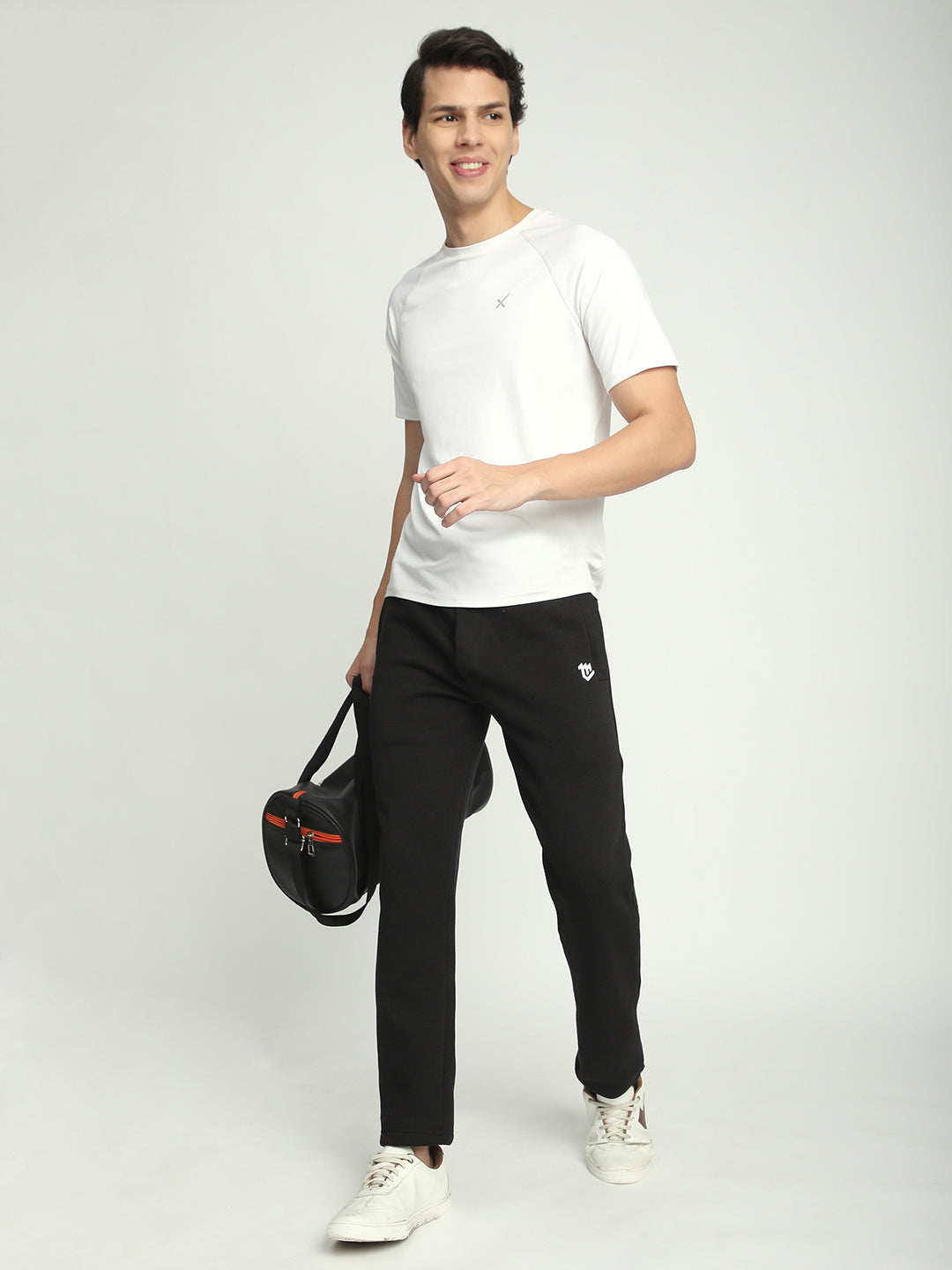 Fleece Winter Track Pant for Men. (Black)
