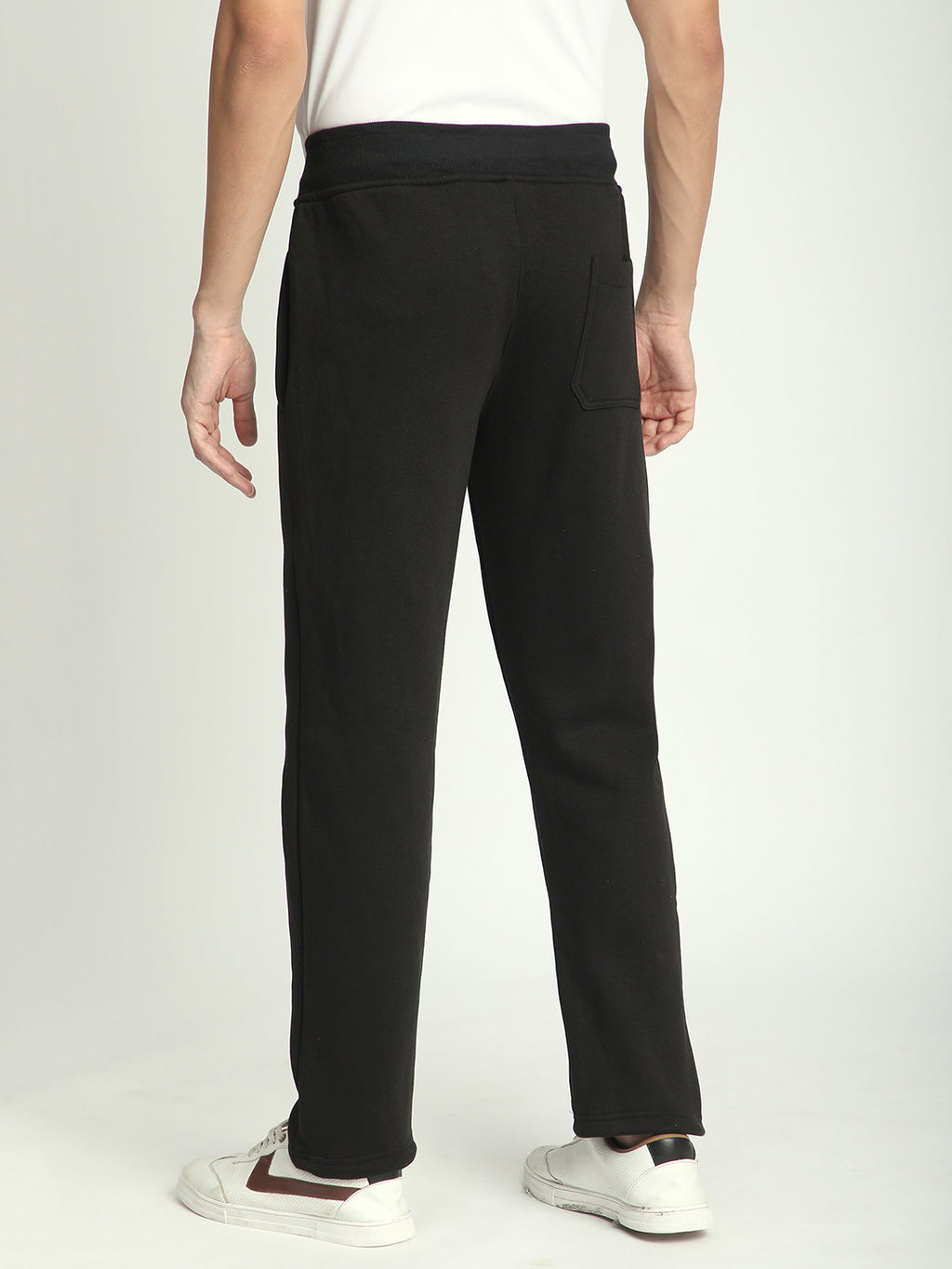Fleece Winter Track Pant for Men. (Black)