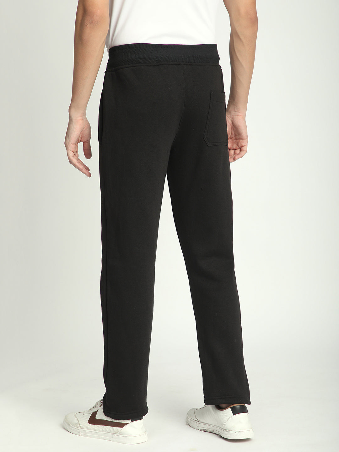 Fleece Winter Track Pant for Men. (Black)