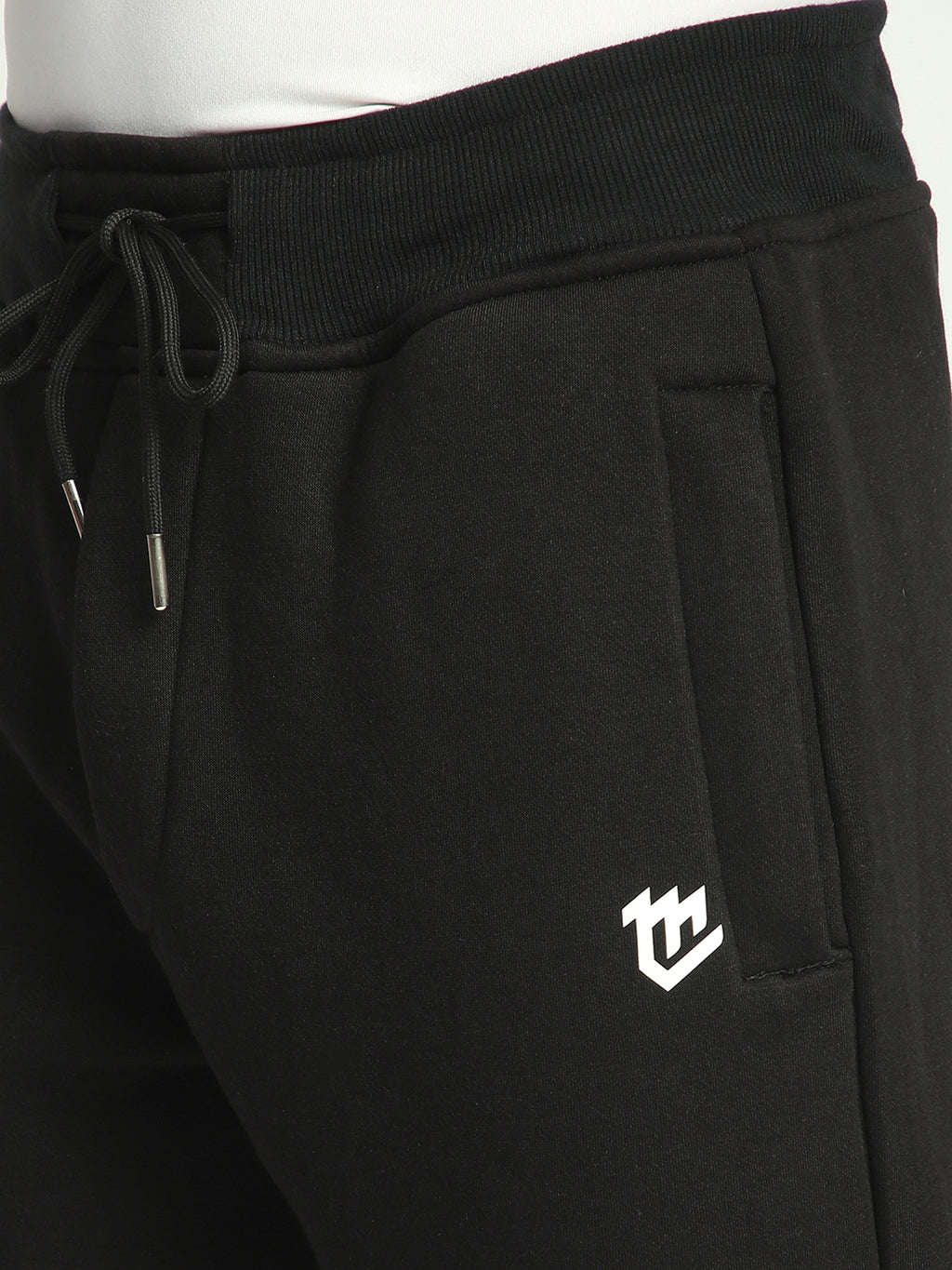 Fleece Winter Track Pant for Men. (Black)