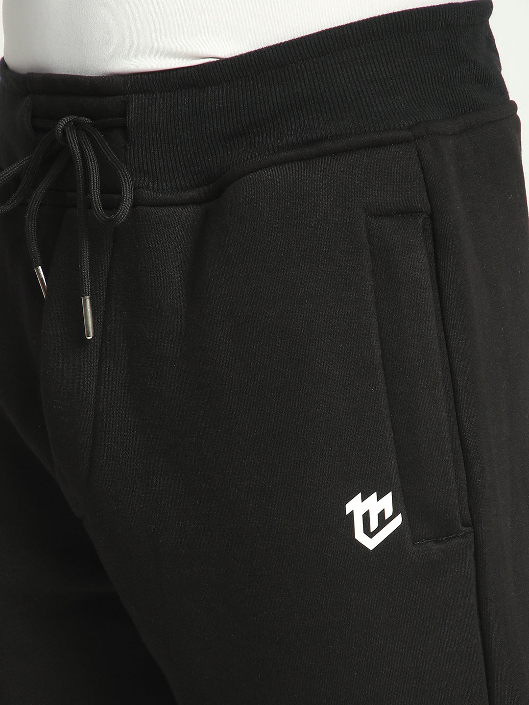 Fleece Winter Track Pant for Men. (Black)