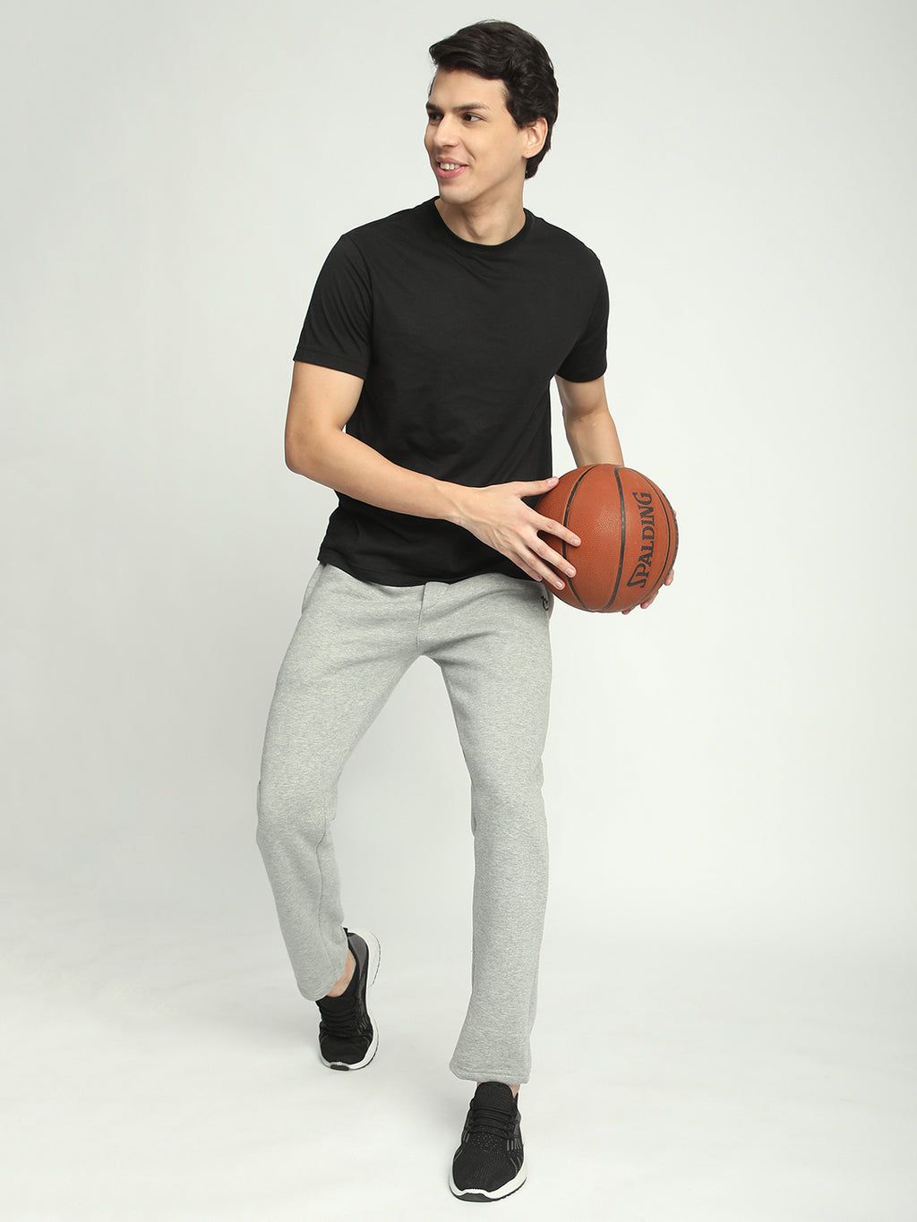 Fleece Winter Track Pant for Men. (Grey)