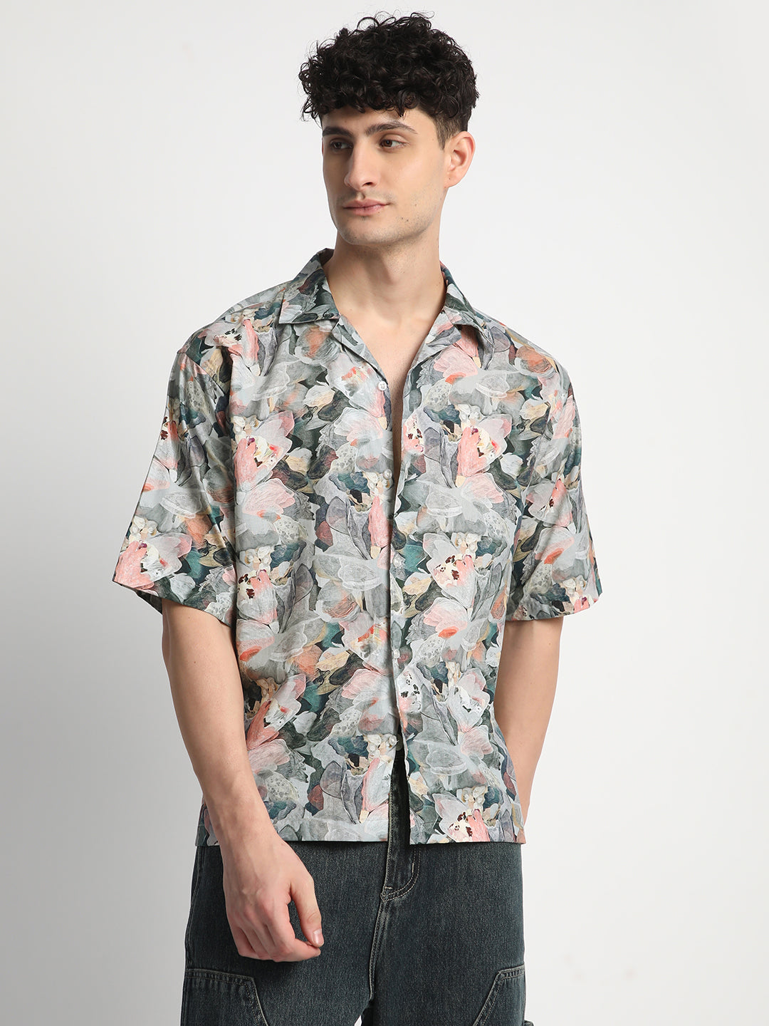 floral print shirt for men