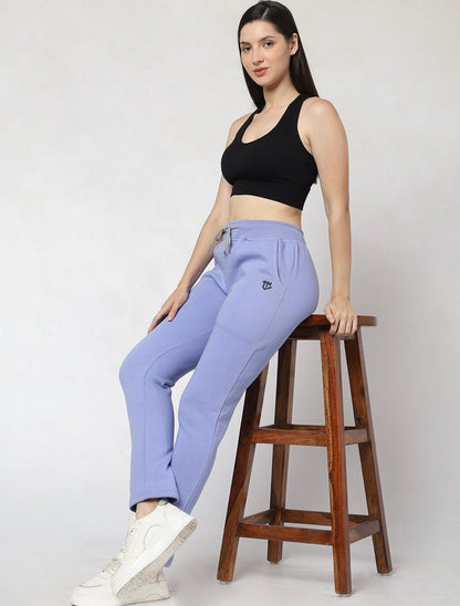 Lavender Fleece Winter Track Pant for Women