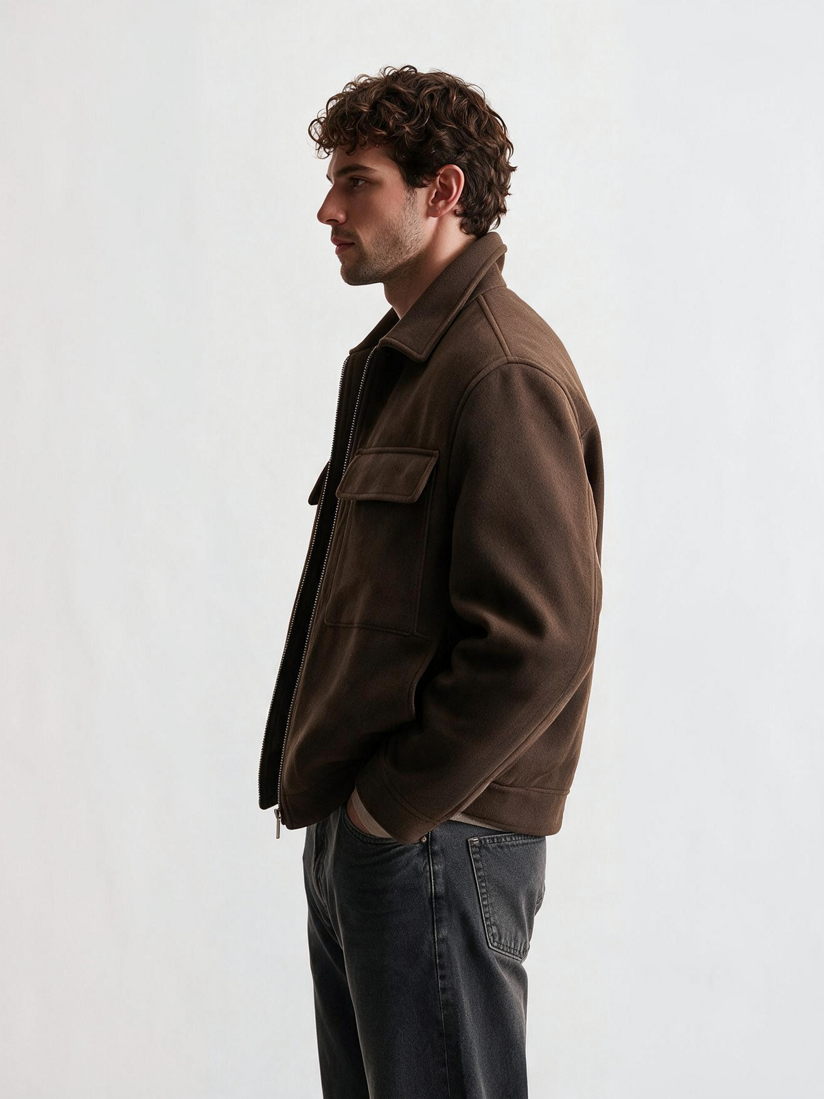 Cargo Tweed Jacket