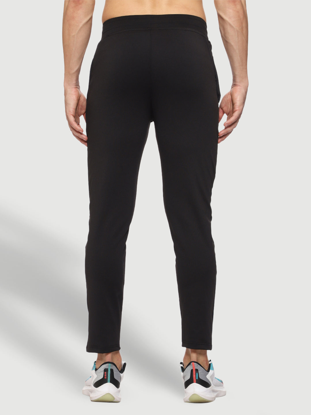 Rapid Dry Black Solid Track Pant for Men