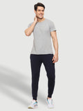 Rapid Dry Blue Solid Track Pant for Men