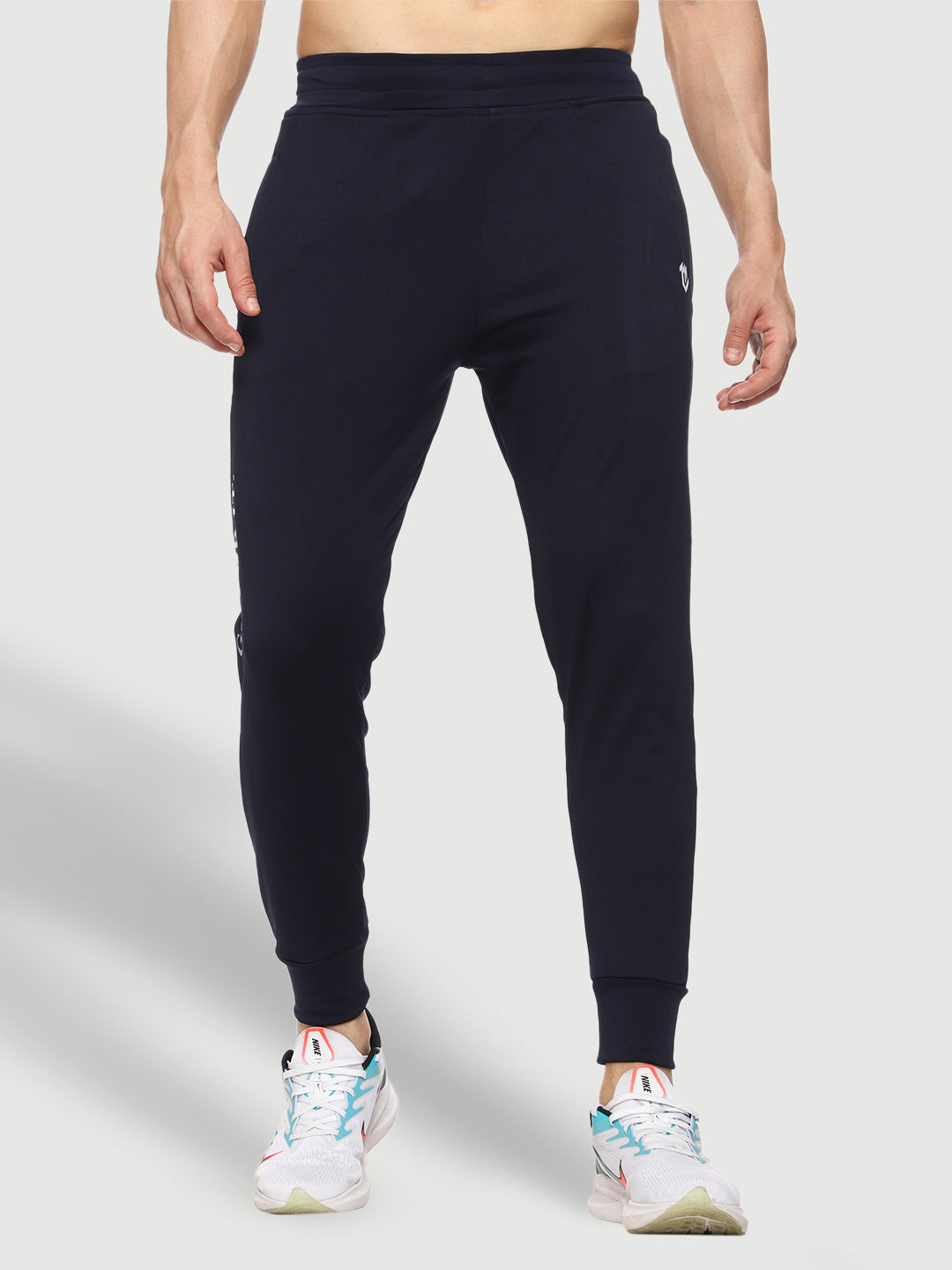 Rapid Dry Blue Solid Track Pant for Men