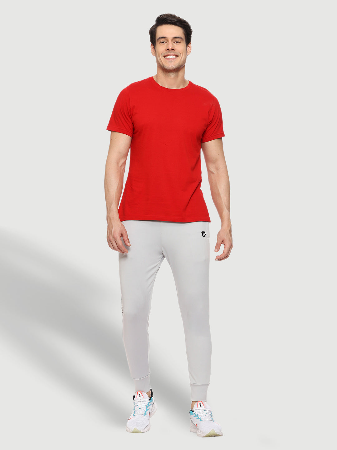 Rapid Dry Grey Solid Track Pant for Men