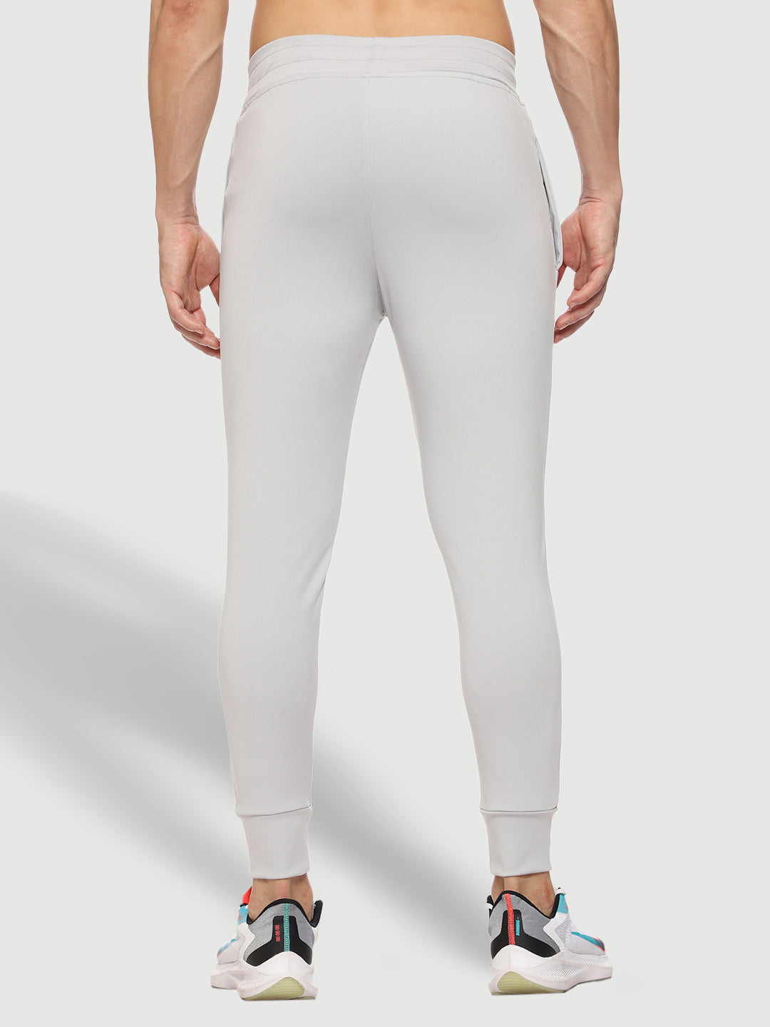 Rapid Dry Grey Solid Track Pant for Men
