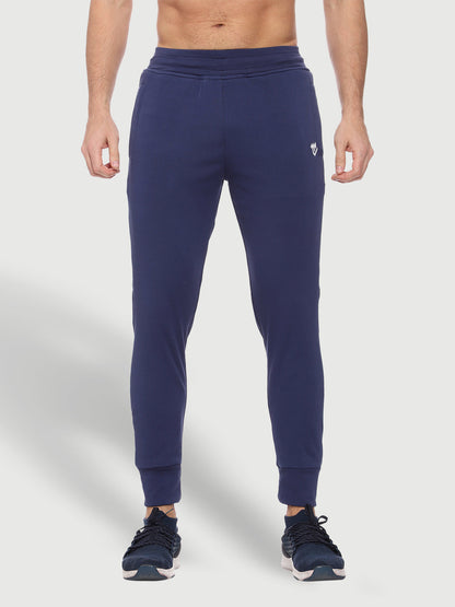 Rapid Dry Blue Solid Track Pant for Men