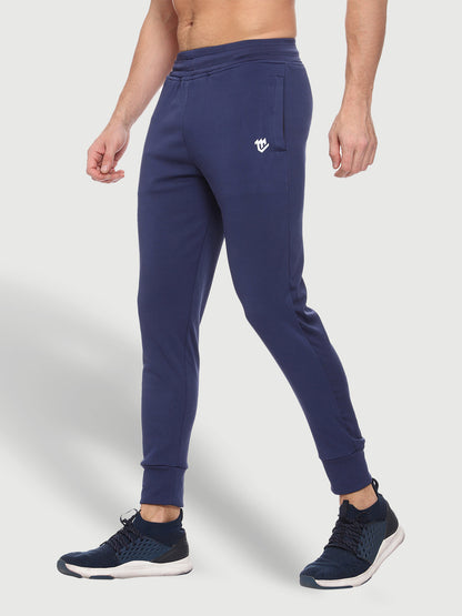 Rapid Dry Blue Solid Track Pant for Men