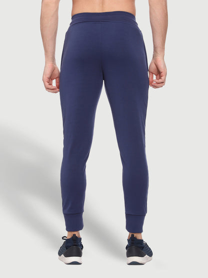 Rapid Dry Blue Solid Track Pant for Men