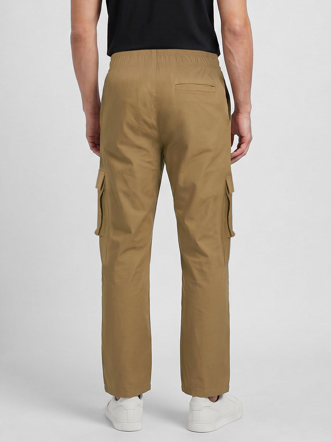 Relaxed Fit 7 Pocket Cargo Pant For Men (Camel)
