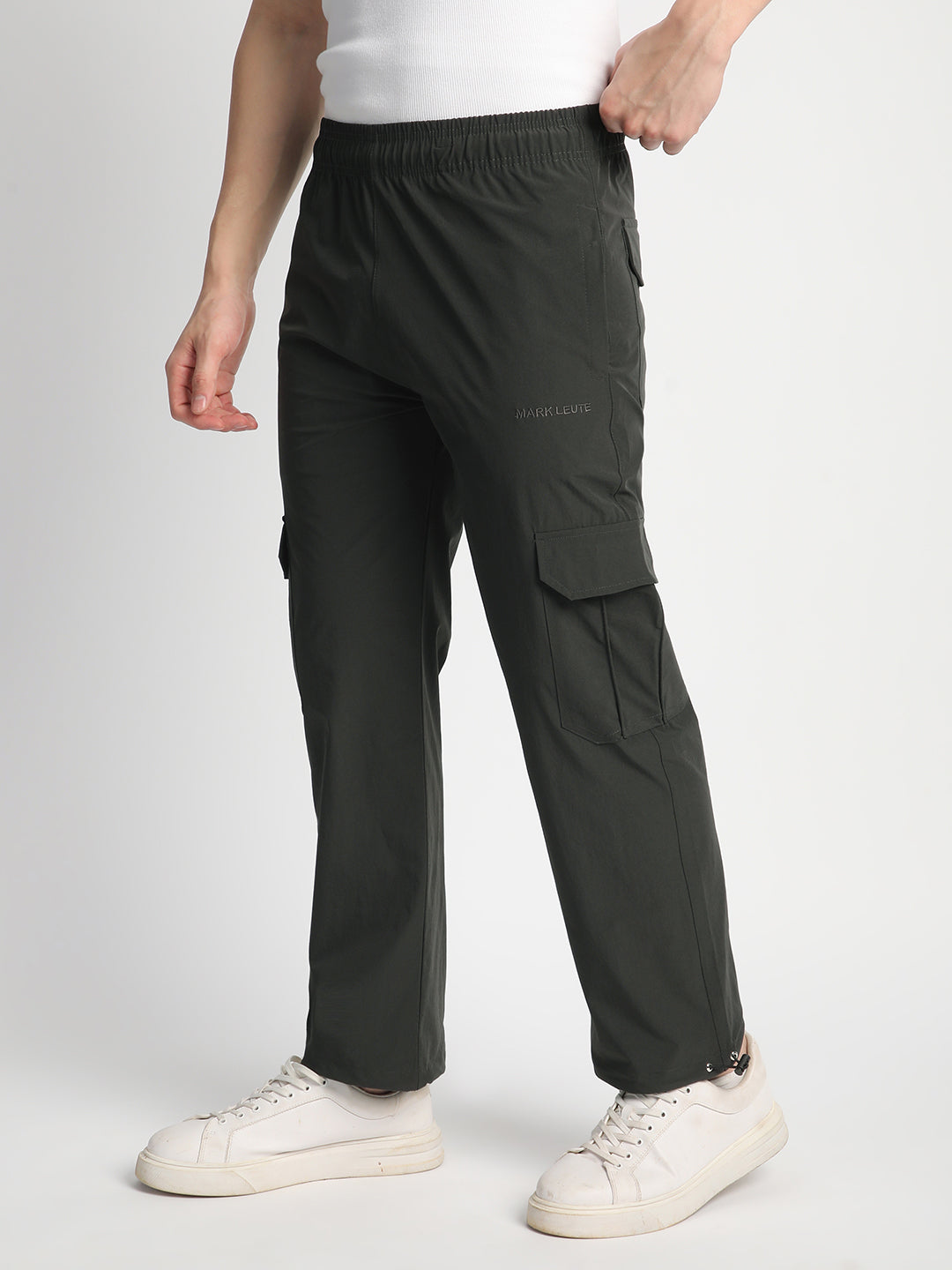 Parachute Cargo Pants for Men. (Grey)