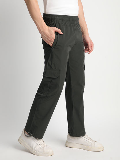 Parachute Cargo Pants for Men. (Grey)