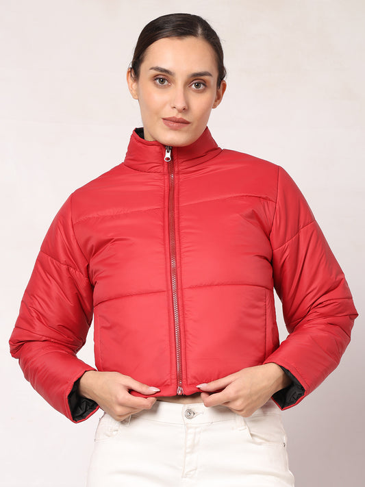 Cropped Reversible Jacket For Women