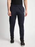 Rapid Dry Blue Solid Track Pant for Men (DRITX)