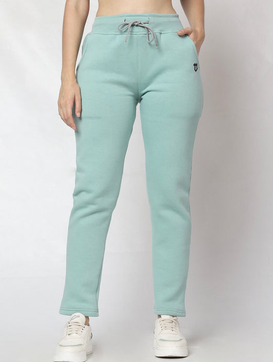 Cotton Track Pants For Women - Teal Blue at Rs 699.00