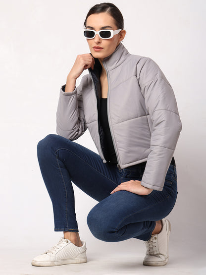 Cropped Reversible Jacket For Women