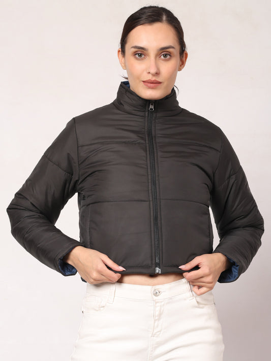 Cropped Reversible Jacket For Women