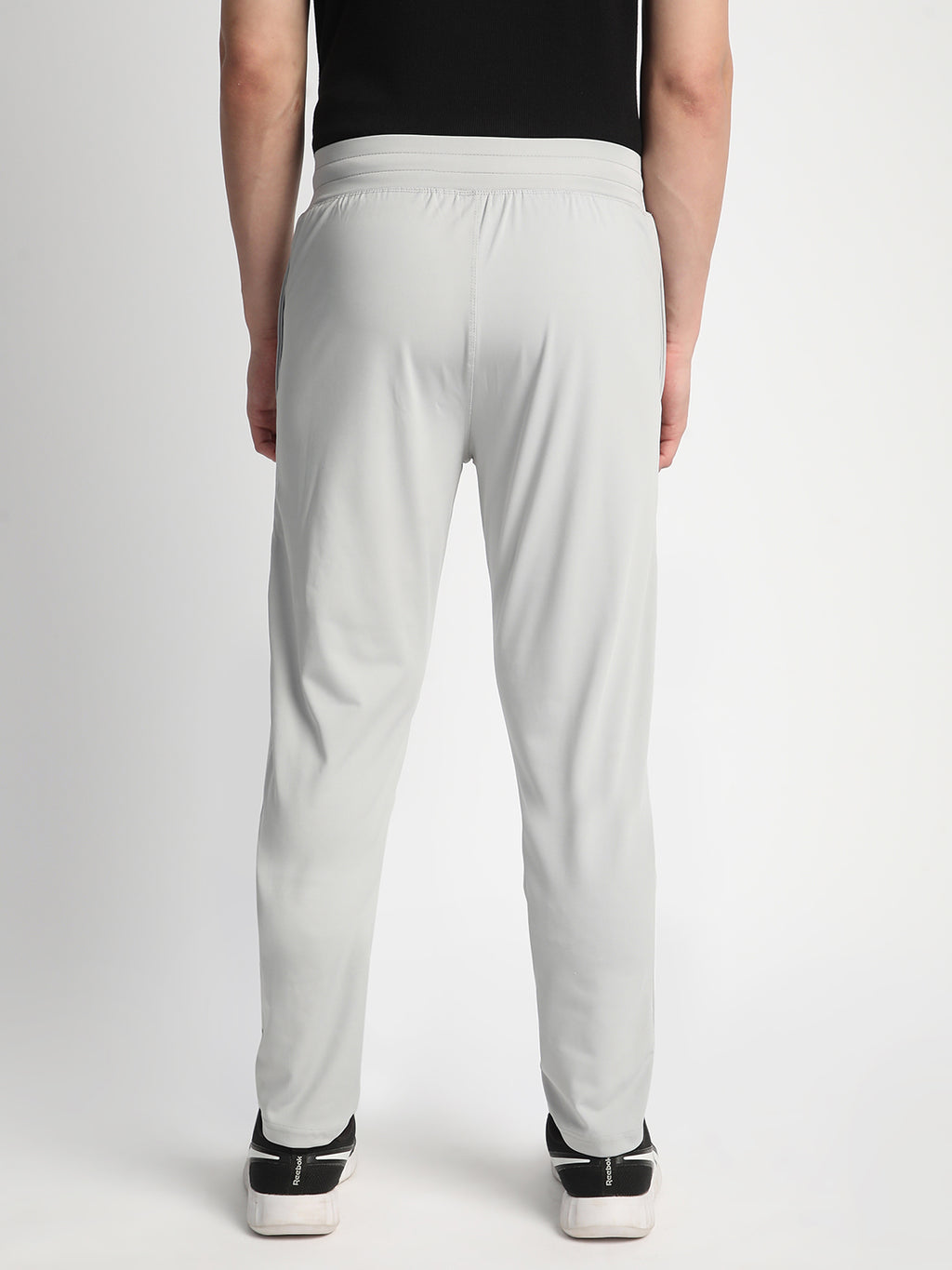 Rapid Dry Grey Solid Track Pant for Men (DRITX)