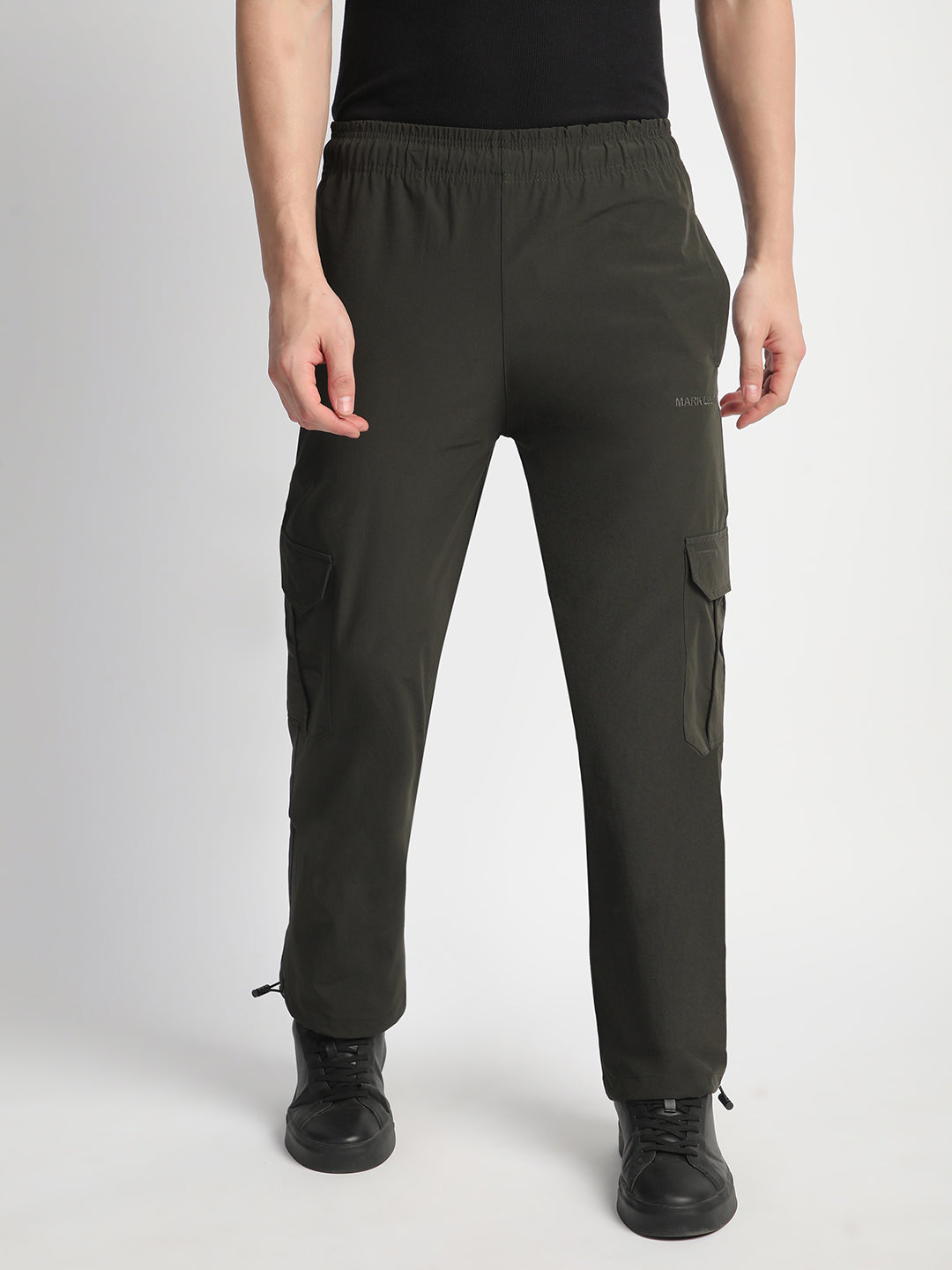 Parachute Cargo Pants for Men. (Olive Green)