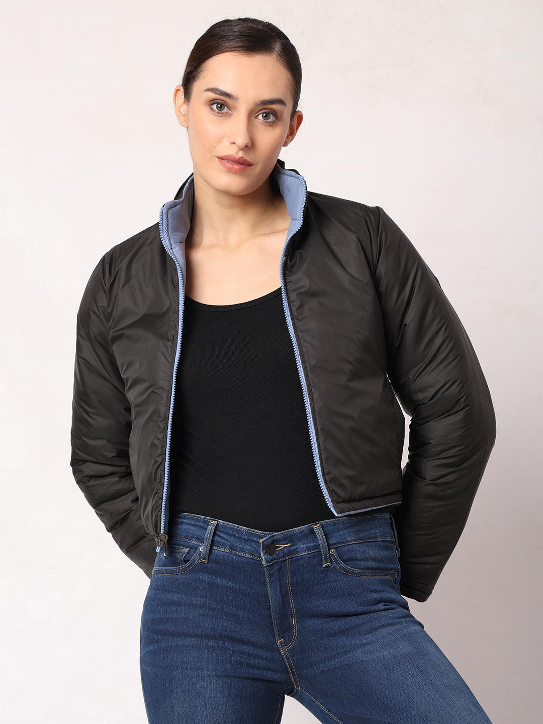 Cropped Reversible Jacket For Women