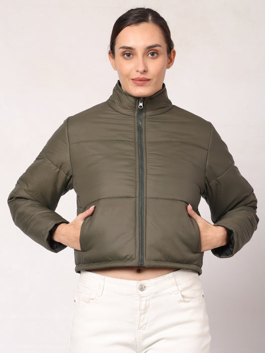 Cropped Reversible Jacket For Women