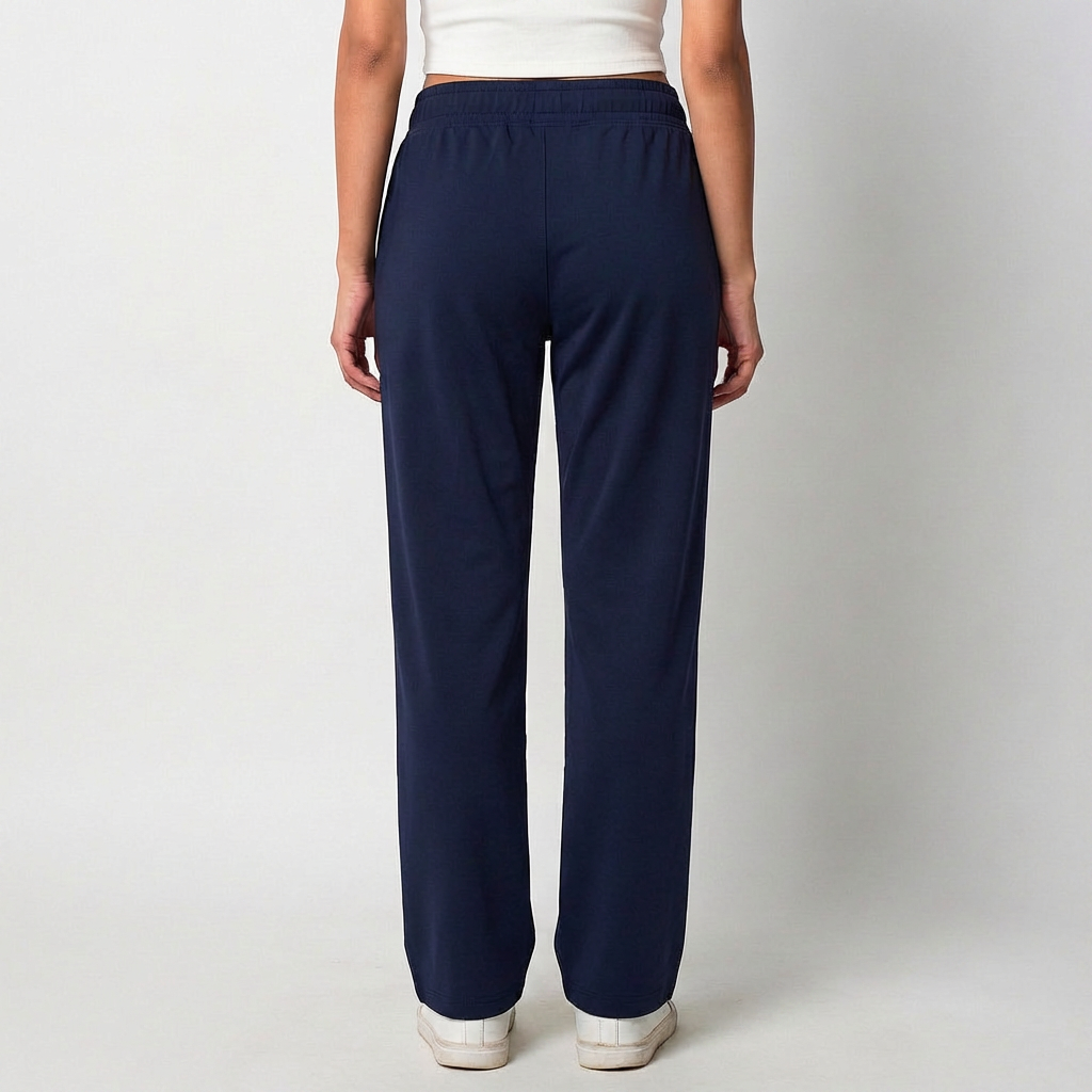 Straight Fit Rapid Dry Track Pant (Navy Blue)