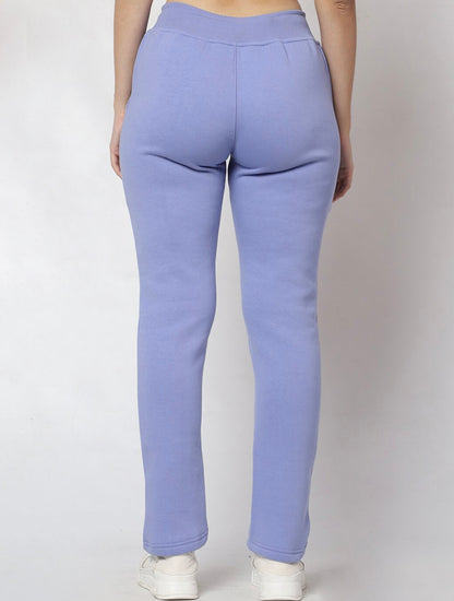 Lavender Fleece Winter Track Pant for Women