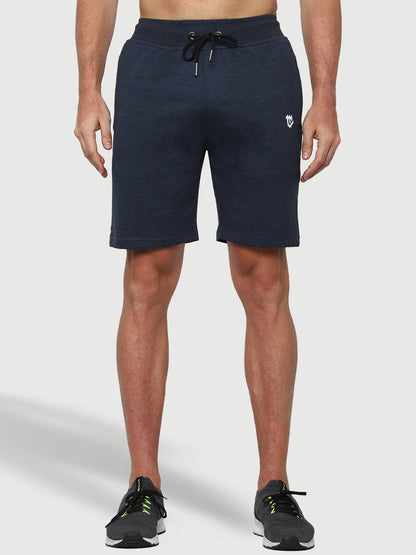 Mark Leute Melange Blue Shorts For Men.