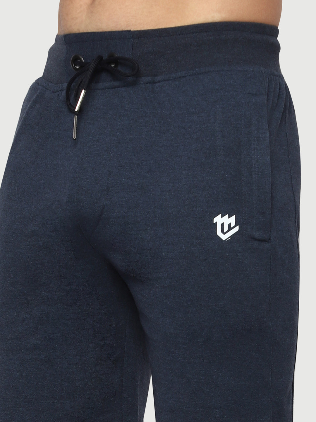 Mark Leute Melange Blue Shorts For Men.