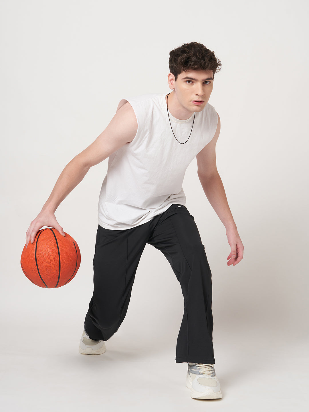 Straight Fit Rapid Dry Track Pant (Black)