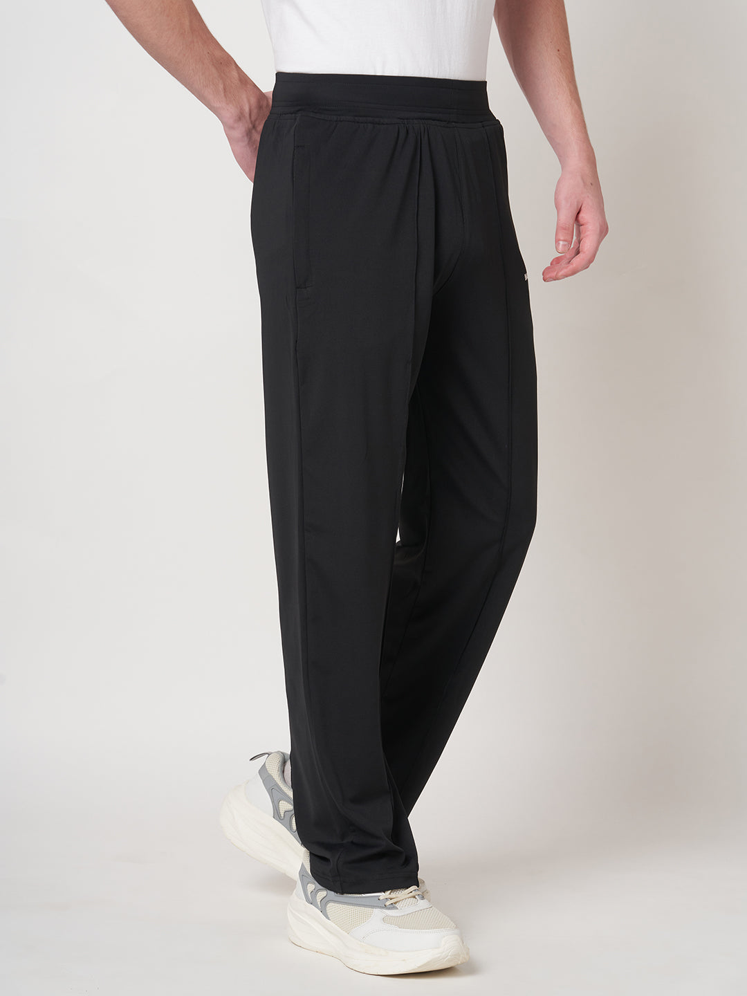 Straight Fit Rapid Dry Track Pant (Black)