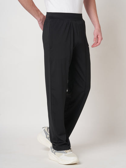 Straight Fit Rapid Dry Track Pant (Black)