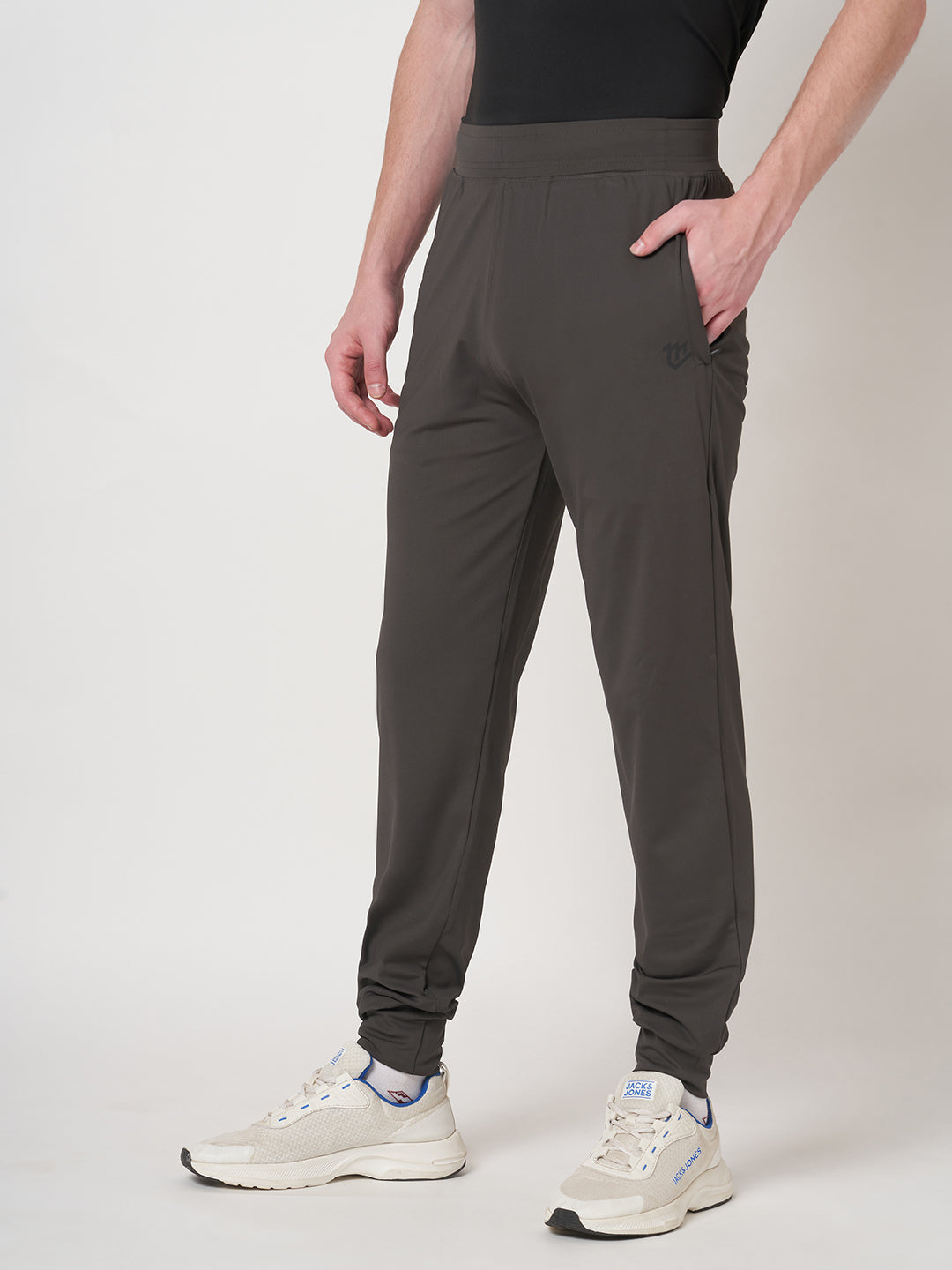 Rapid Dry Brown Solid Track Pant for Men (Brown)