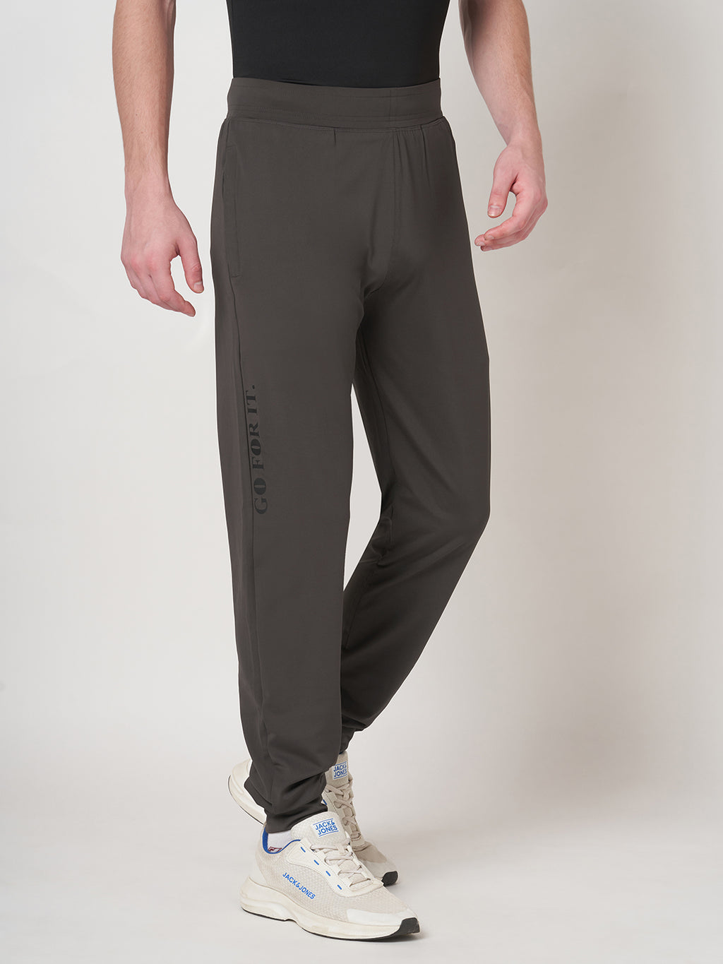 Rapid Dry Brown Solid Track Pant for Men (Brown)