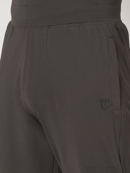 Rapid Dry Brown Solid Track Pant for Men (Brown)