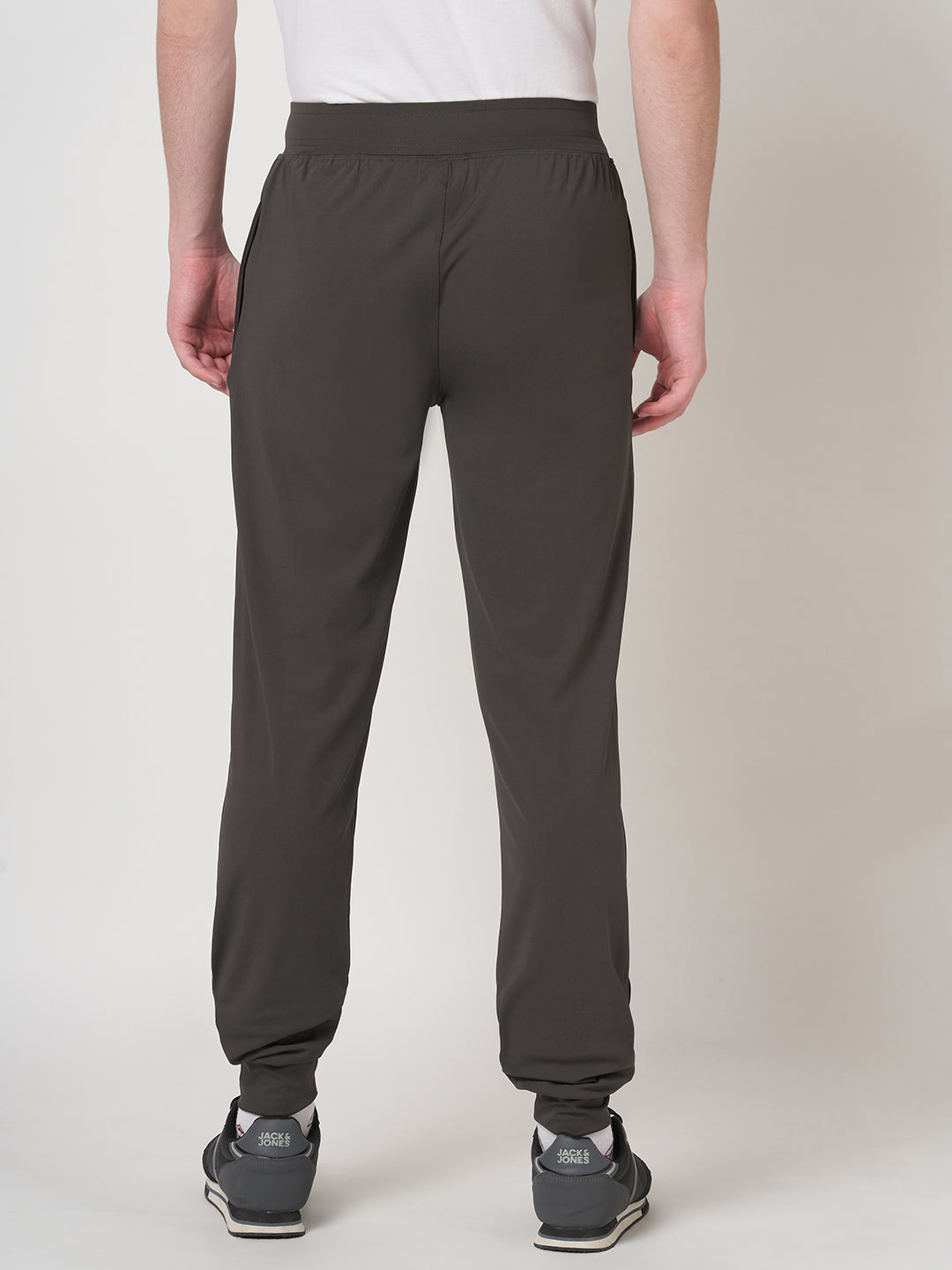 Rapid Dry Brown Solid Track Pant for Men (BROWN)