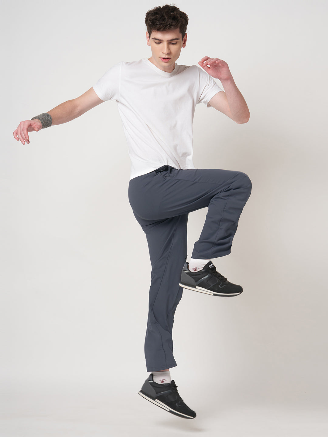 Straight Fit Rapid Dry Track Pant (Dark Grey)