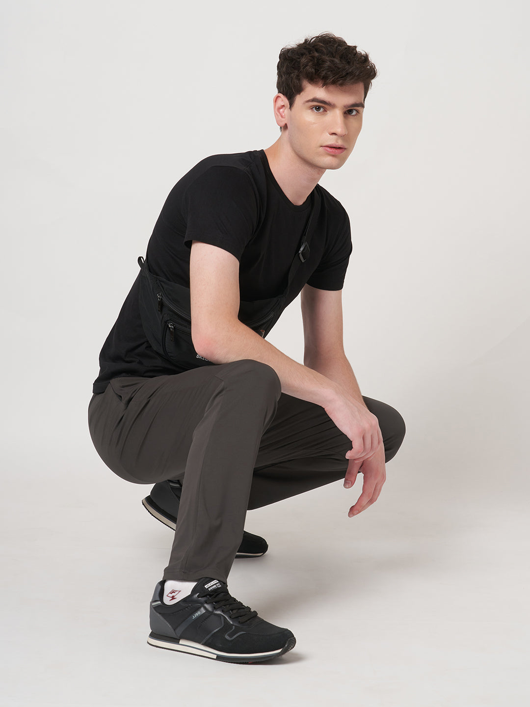 Rapid Dry Brown Solid Track Pant for Men (DRITX)