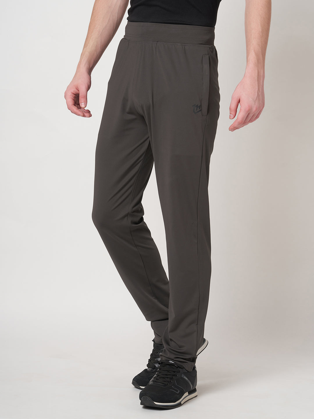 Rapid Dry Brown Solid Track Pant for Men (DRITX)