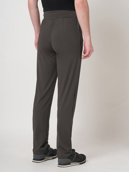 Rapid Dry Brown Solid Track Pant for Men (DRITX)
