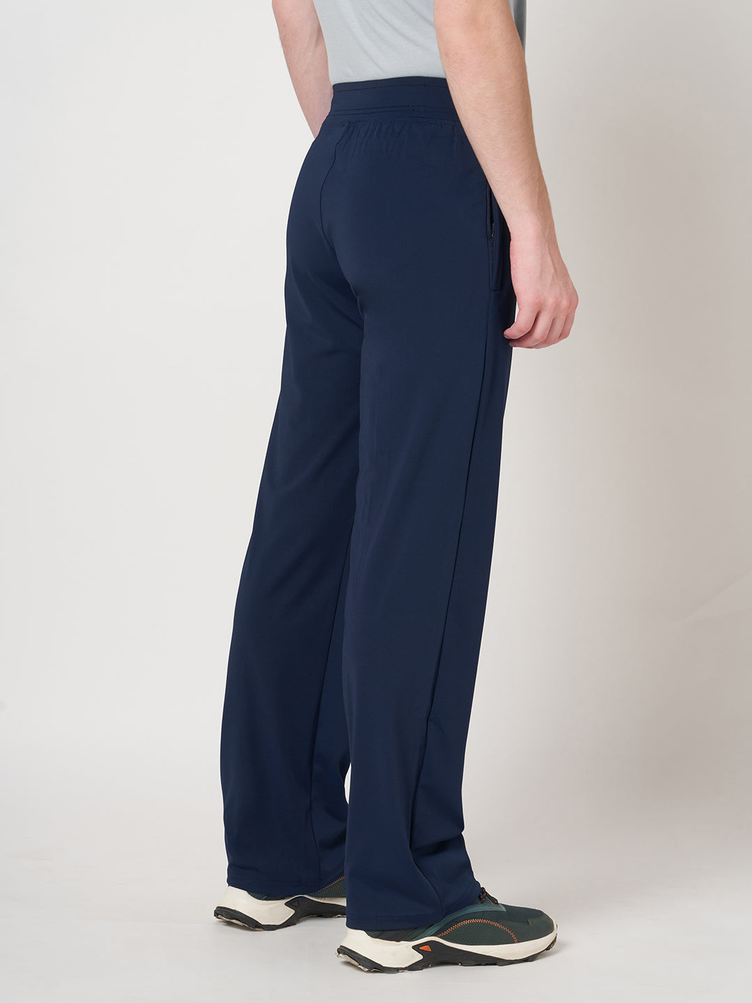 Straight Fit Rapid Dry Track Pant (Navy Blue)
