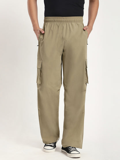 Plus Size Cargo Pants for Men (Khakhi)