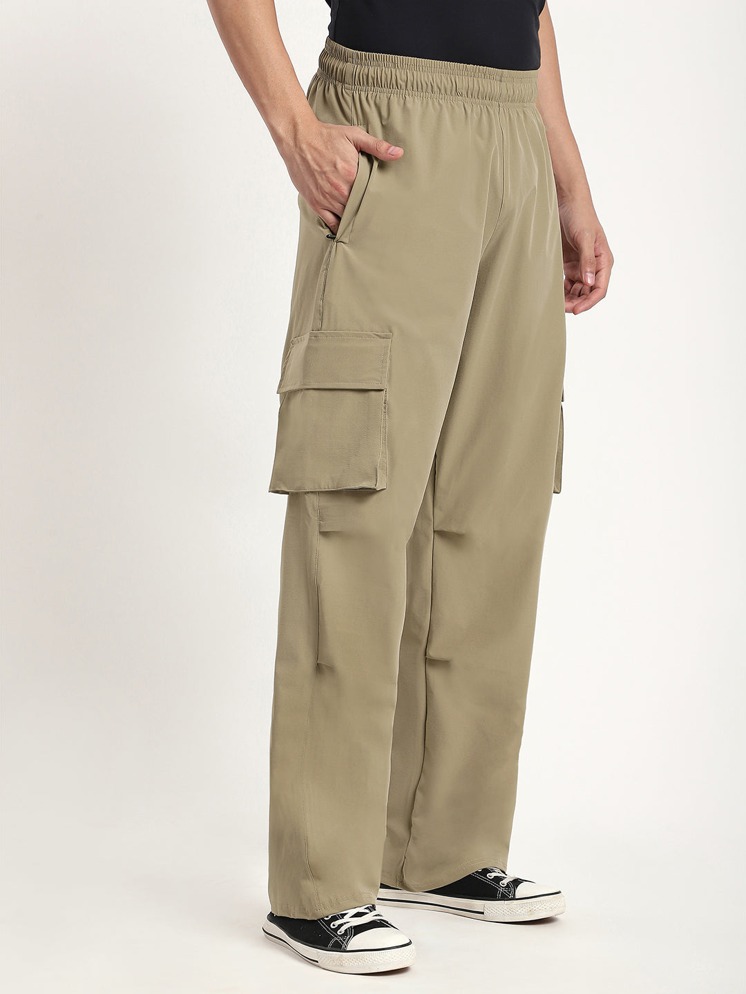 Plus Size Cargo Pants for Men (Khakhi)