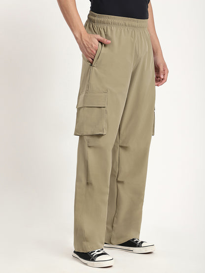 Plus Size Cargo Pants for Men (Khakhi)