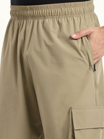 Plus Size Cargo Pants for Men (Khakhi)